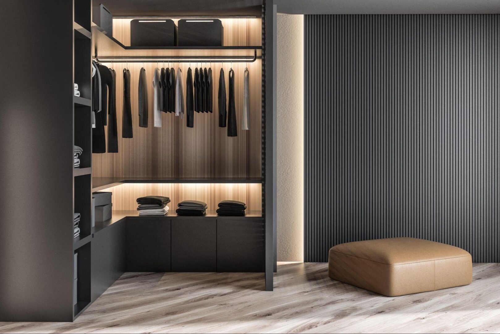 como hacer un vestidor en una habitación