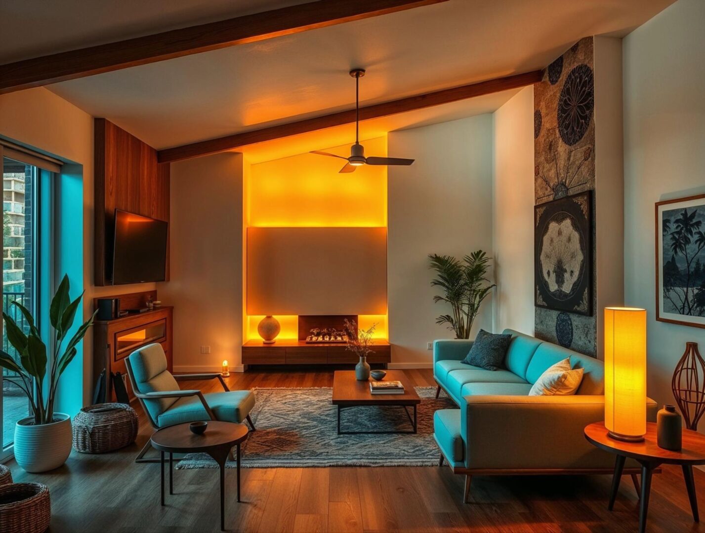 decoración mid century