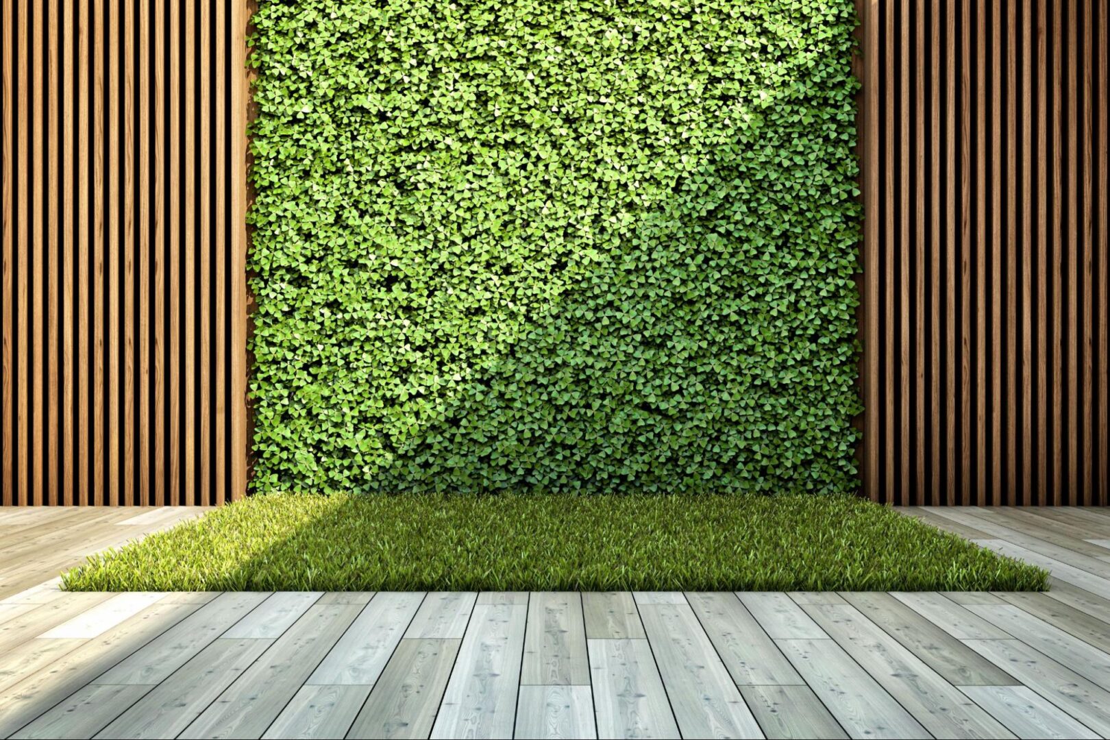 Paredes con plantas
