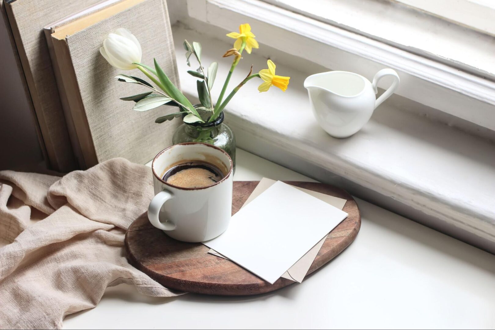 rincón del café en casa