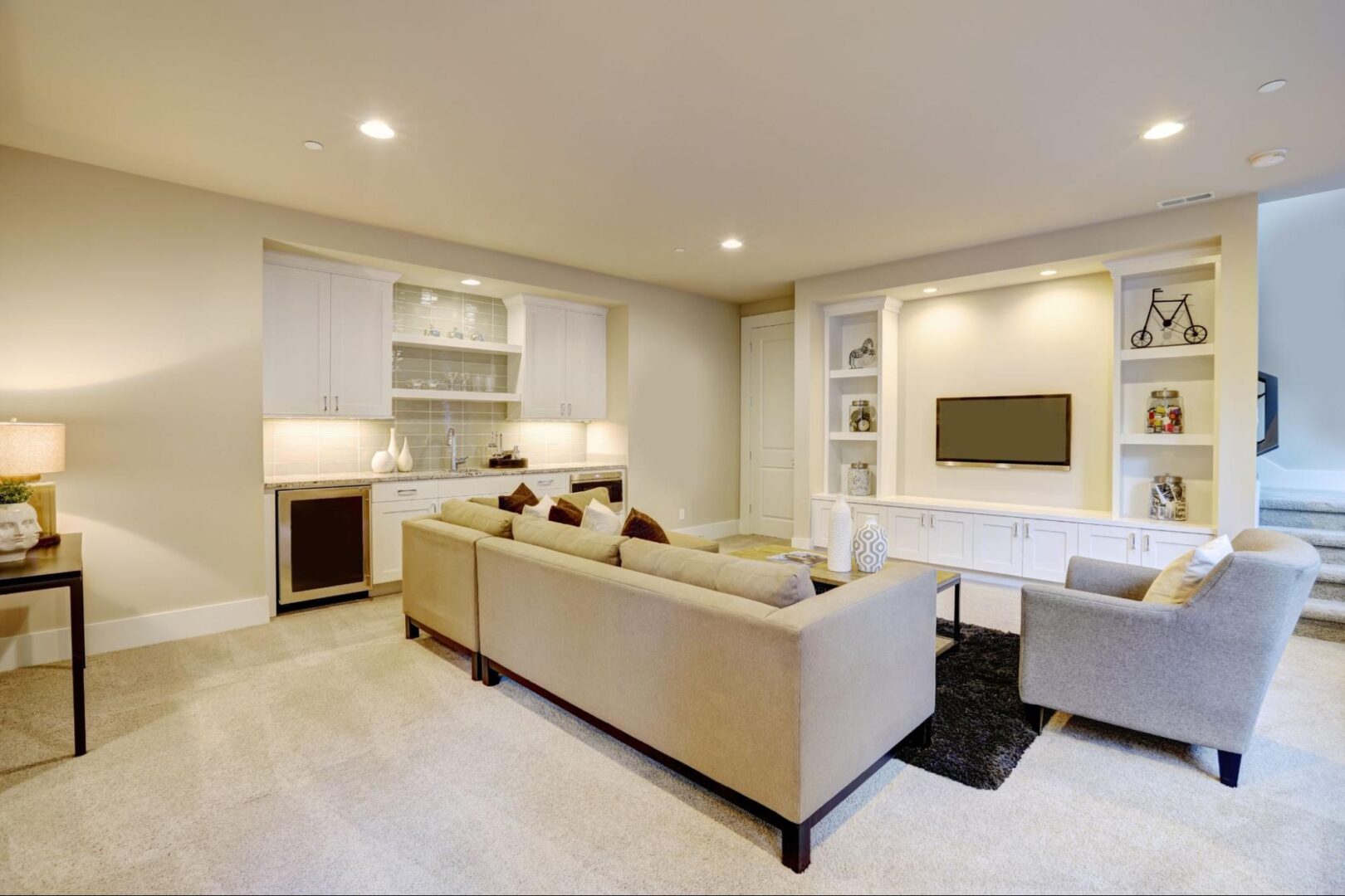 cool basement design