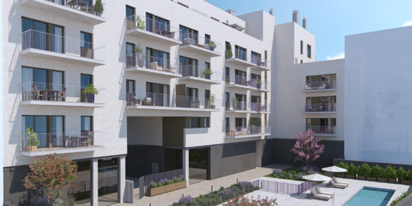 Metrovacesa finaliza 32 nuevas viviendas en Poblenou de su residencial Ramón Turró 290